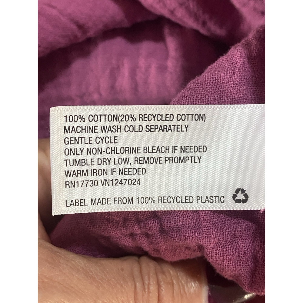NWT Women's Tie-Dye Long Sleeve Tiered Dress Universal Thread Purple Dye Boho -M - Picture 8 of 11